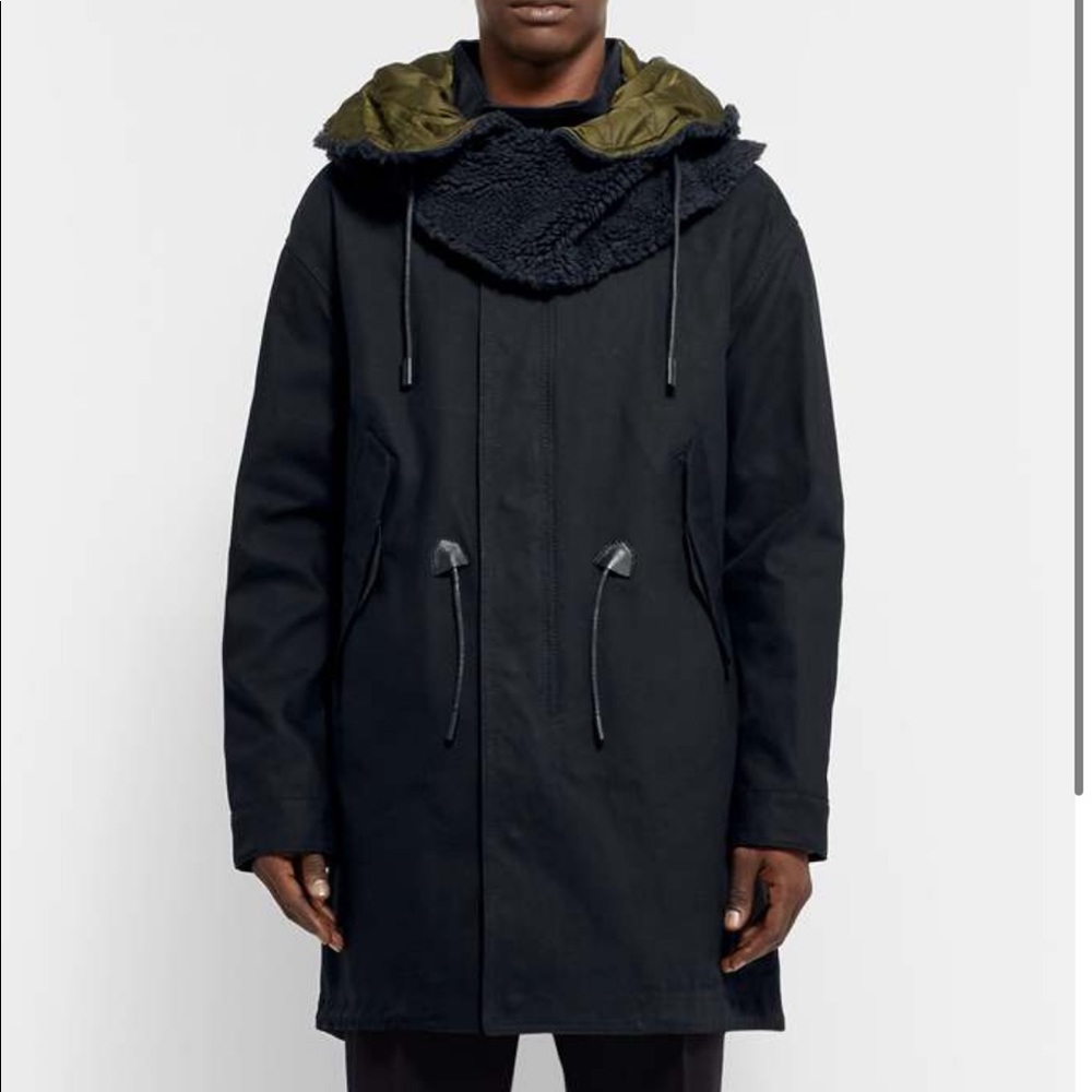 Brand New: Coach Faux Shearling Twill Jacket - Picture 2 of 10